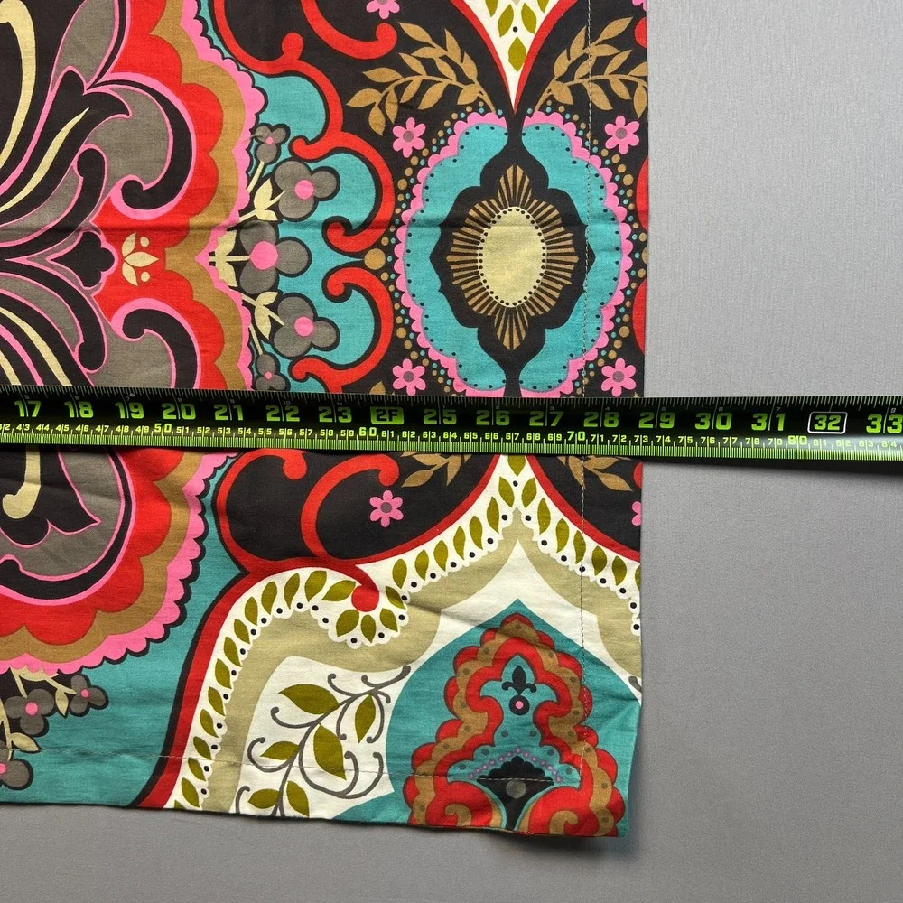 Set Of 2 Max Studio Bold Boho Floral Medallion Super Standard Pillow Shams Multi